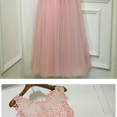 Gorgeous Pink Prom Dress, Prom Dresses For Teens, Graduation Party Dresses, Formal Dresses,4248